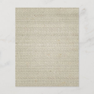 Flyer Fundo de Linho de Algodão