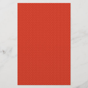 Flyer Fundo de textura de lã de tricô vermelho