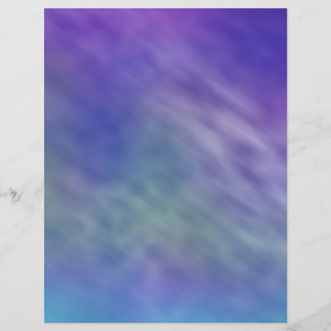 Flyer Fundo do Céu Colorido do Arco-Íris Profundo (Frente)