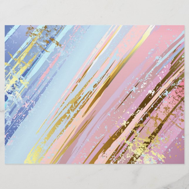 Flyer Fundo Rosa Texturizado (Frente)