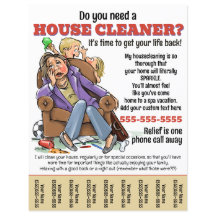 Funny Houseclening Service Home Housekeeper Promo