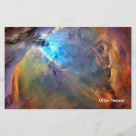 Flyer Galáxia Espacial Orion Nebula