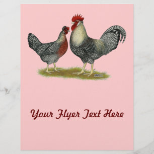 Flyer Galinhas de creme de Legbar