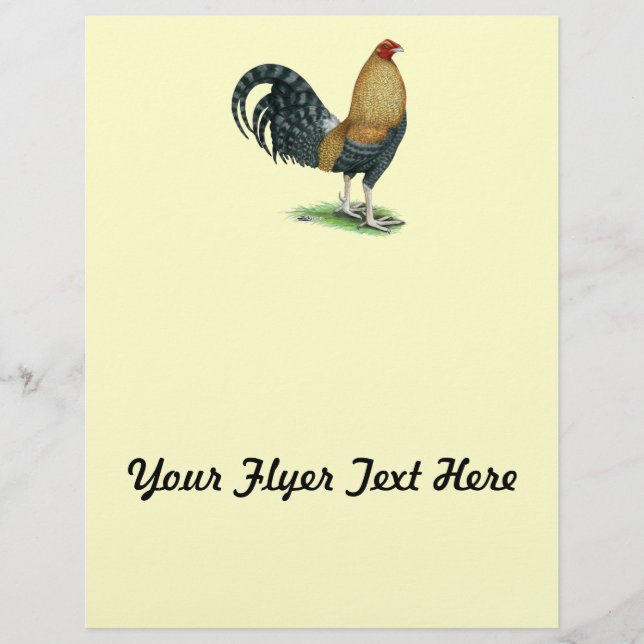 Flyer Gamecock: Dom ou Crele (Frente)