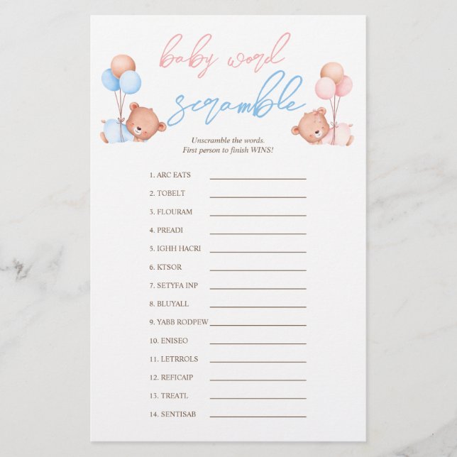 Flyer Gêmeos Menino Menina Bebê Jogo de Bebê Chupeta Bab (Frente)