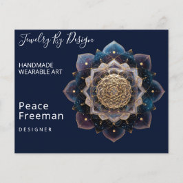Flyer Geometria de Semente Estelar | Design de Mandala