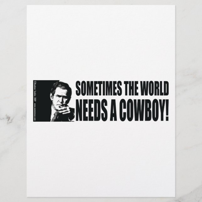 Flyer George W Bush (Frente)