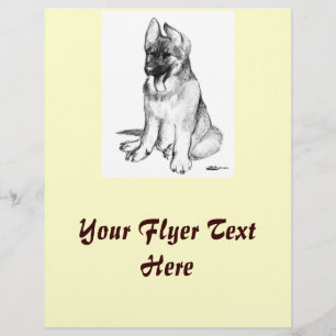 Flyer german shepherd