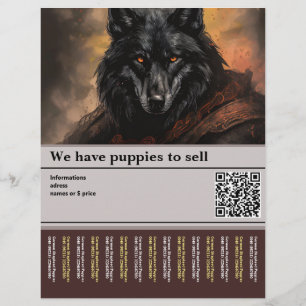 Flyer german shepherd impressionante