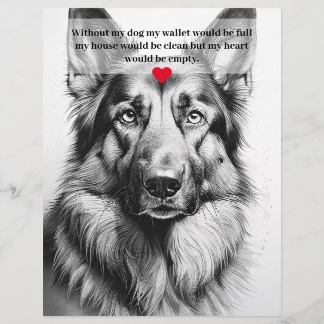 Flyer German shepherd para venda (Verso)