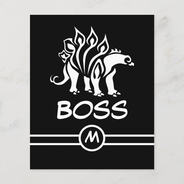 Flyer Ghost White Stegossauro Espetou Dinossauro (Verso)