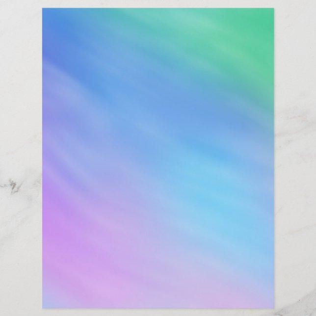 Flyer Girly Soft Rainbow Sky (Frente)