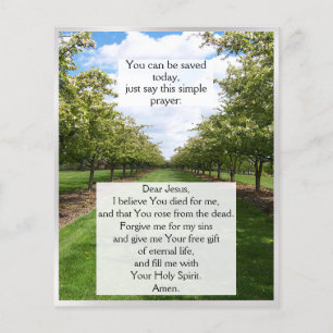 Flyer Gospel Tract