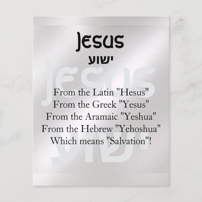 Flyer Gospel Tract (Frente)