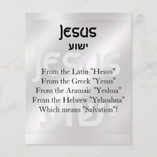 Flyer Gospel Tract