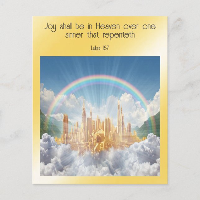 Flyer Gospel Tract (Frente)