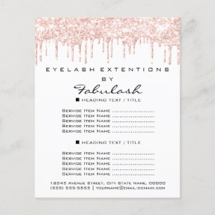 Flyer Gotejamentos do branco do insecto do brilho do