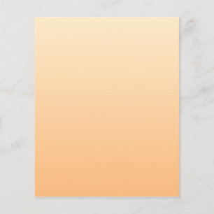 Flyer Gradiente de Cor Amarelo-Claro e Laranja