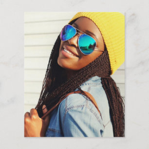 Flyer Graduação de Coco Tropical de Orçamento com Fot