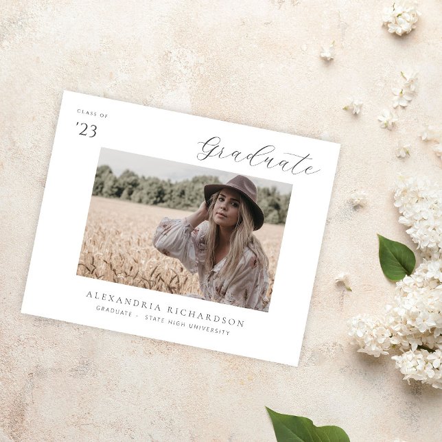 Flyer Graduação de Foto do Nome do Método do Script de O (Criador carregado)