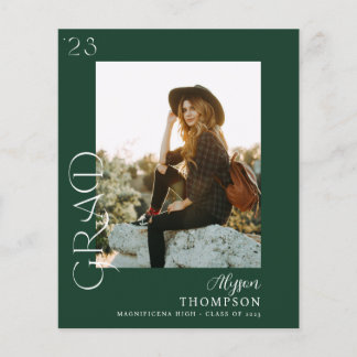 Flyer Graduação de Fotografias de FORMANDO Moderno do Or