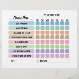 Flyer Gráfico de Recompensa Personalizado Agendamento Cr