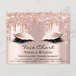 Flyer Gráfico Facial Cosmético Neutro em Gênero Maquiage