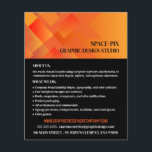 Flyer Gráfico Laranja, Anúncio do Designer Gráfico<br><div class="desc">Gráfico Laranja,  Folhetos De Publicidade Do Designer Gráfico Por Loja Cartão de visita.</div>