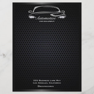 Flyer Grande abertura da concessionária de carros negros