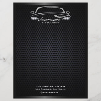Flyer Grande abertura da concessionária de carros negros