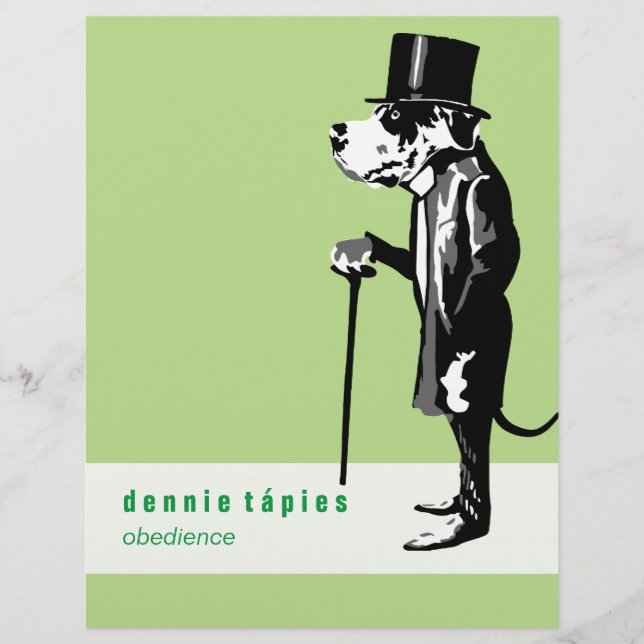 Flyer Grande Dane Voador (Frente)