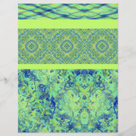 Flyer Green Sampler Bulk Scrapbook Paper Pages