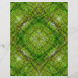 Flyer Green Serene Gardens Bulk Scrapbook Paper Pages