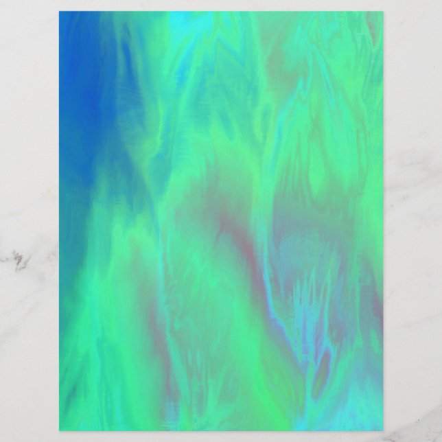 Flyer Green Skies Bulk Scrapbook Paper Pages (Frente)