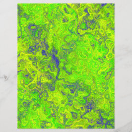 Flyer Green Swirly Marble Bulk Scrapbook Paper Pages