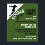 Flyer Greve de Futebol, Lições de Futebol e Publicidade<br><div class="desc">Golpe De Futebol,  Lições De Futebol E Folhetos Publicitários Na Loja De Cartão de visita.</div>