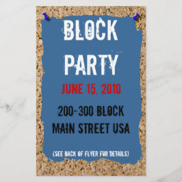 Flyer Grunge Cork Frame Fotografia