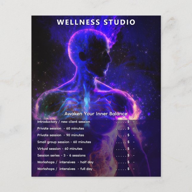 Flyer Guardião da Luz | Figura de Energia (Frente)