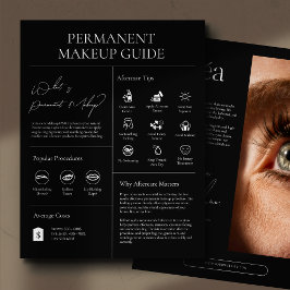 Flyer Guia de Cuidados Pós-Operatórios de Maquiagem Perm
