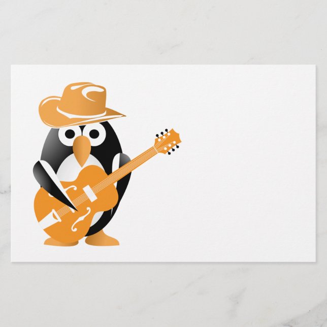 Flyer guitarrista pinguim (Frente)