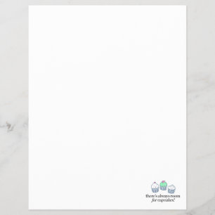 Flyer Há sempre uma sala para cupcakes