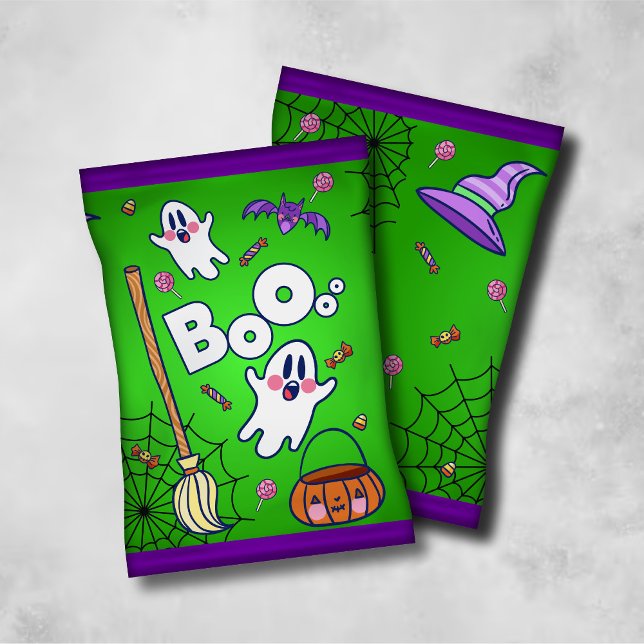 Flyer Halloween Chip Bags/Candy Bags (Criador carregado)