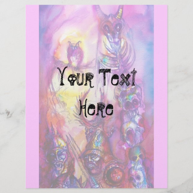 Flyer HALLOWEEN MONSTERS / ORK WAR Fantasy (Frente)