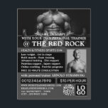 Flyer Halterofilista, Treinador Pessoal, Publicidade Gym<br><div class="desc">Levantador De Peso,  Treinador Pessoal,  Folhetos De Publicidade Gym Na Loja De Cartão de visita.</div>
