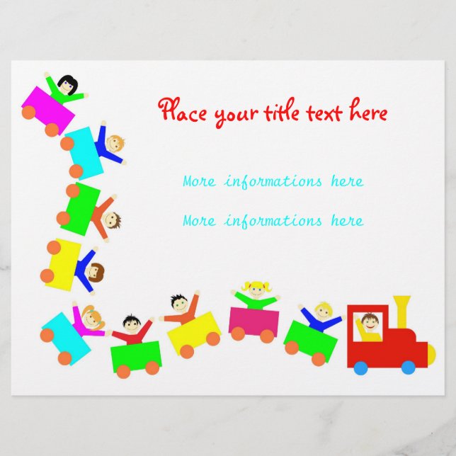 Flyer Happy Kids Train (Frente)