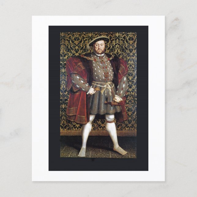 Flyer Henry VIII Retrato (Frente)