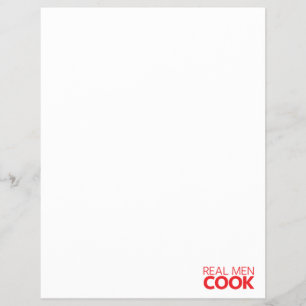 Flyer Homens de Verdade Cozinham