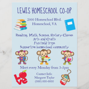 Flyer Homeschool Co op