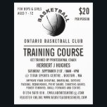 Flyer Ícone de basquete, curso de treinamento de basquet<br><div class="desc">Ícone De Basquete,  Curso De Formação De Basquete,  Folhetos Publicitários Por Loja De Cartão de visita.</div>