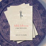 Flyer Ícone de manchas bege Elegante Simples Ícone IogaI<br><div class="desc">Modelo de panfleto personalizável elegante com legal fundo de arranhões bege. Você pode personalizar com seu texto.</div>